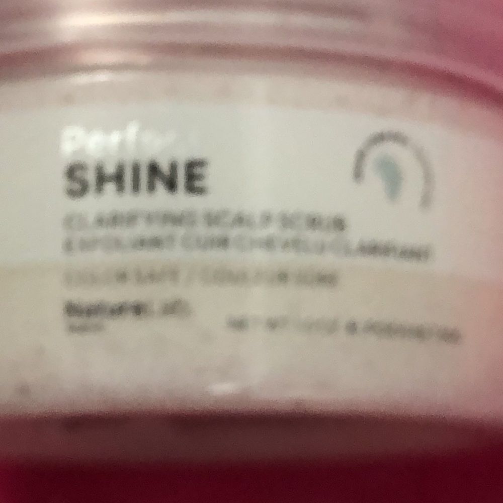 Nature Lab Shine clarifying scalp scrub 1 oz